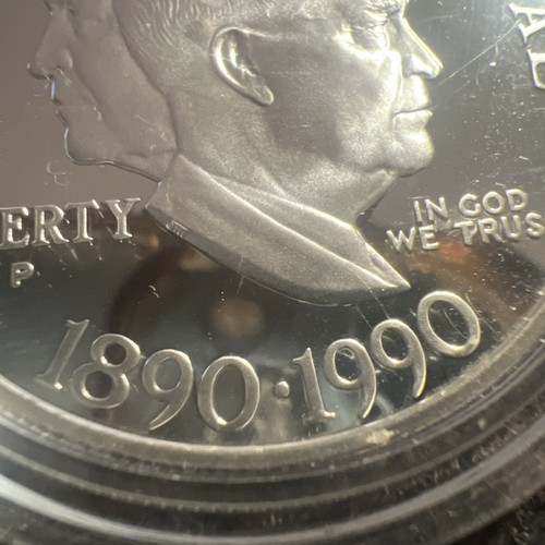 1990-P Eisenhower Centennial $1 Silver Commem Proof Coin in Capsule - Picture 2 of 8