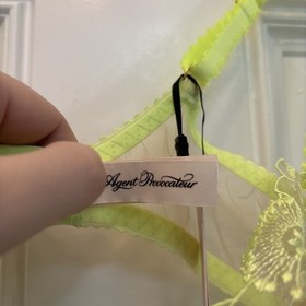 Agent Provocateur Jayce Bra In Neon Lemon BNWT 32C Festival Lingerie