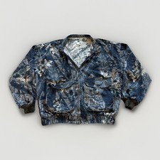 Vintage Mossy Oak Bomber Jacket Mens XXL Bottomland Break Up Camo 90s Hunting