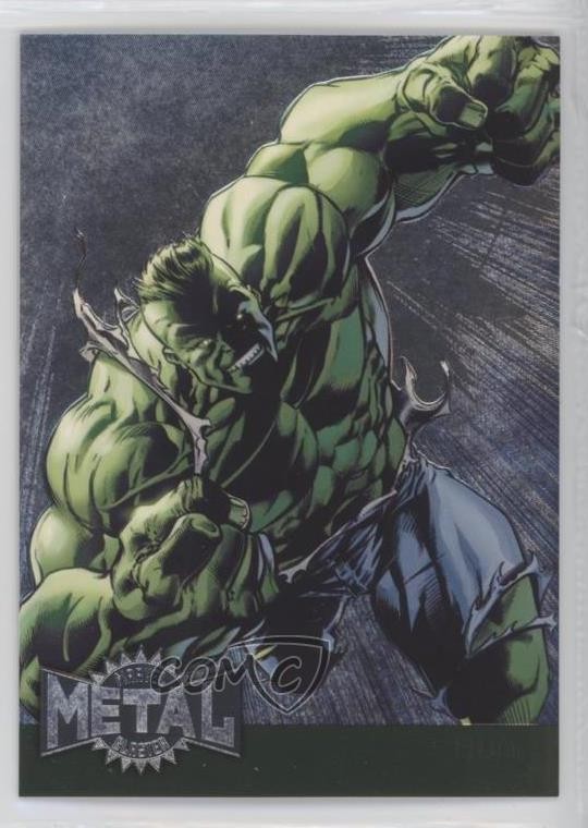 2015 Marvel Fleer Retro 1995 Fleer Metal Blaster Hulk #20 0p3
