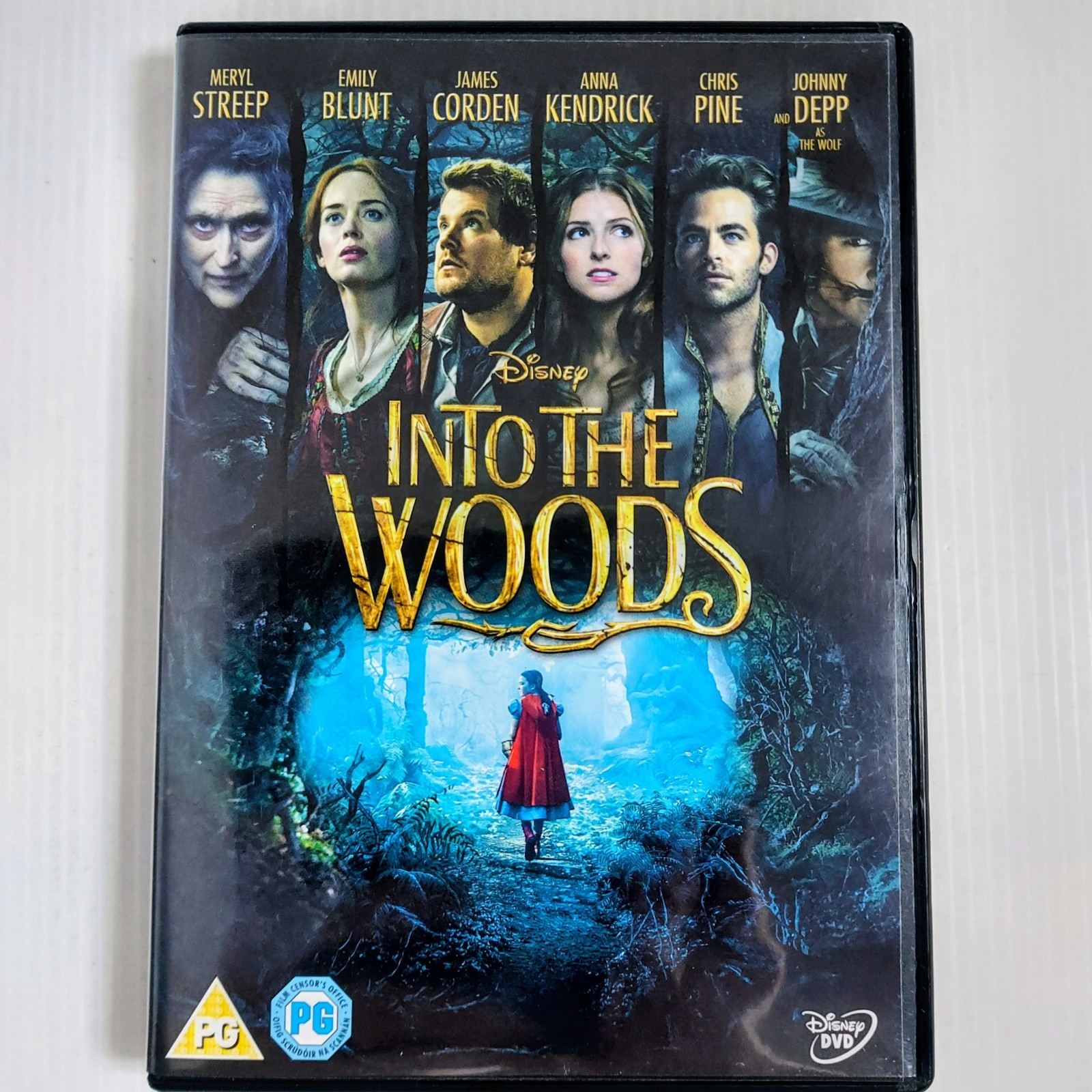 Into The Woods DVD Disney Musical Meryl Streep Emily Blunt James Corden NEW SEAL