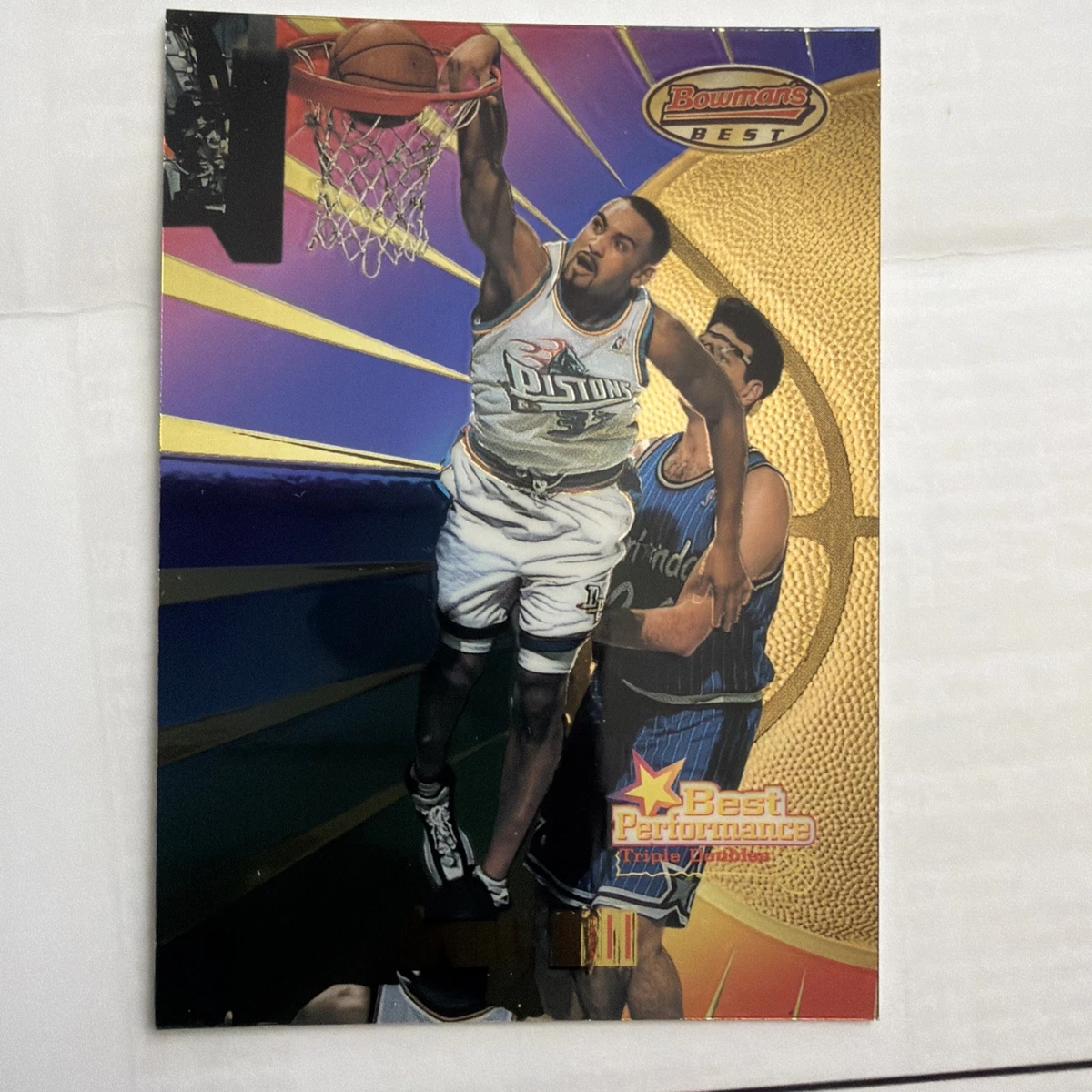その他 97-98 BB Atomic Refractor Grant Hill Bowman Grant Hill Basketball Sports Trading Cards & Accessories