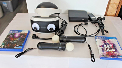 Sony PlayStation PSVR Headset and Games Bundle - Tetris, Blood&Truth