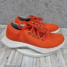 Allbirds Tree Dasher 2 Shoes Womens Orange Running Knit Stretch Comfort Size 8