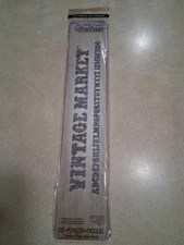 Sizzix Sizzlits Decorative Strip Die by Tim Holtz, "Vintage Market" alphabet .