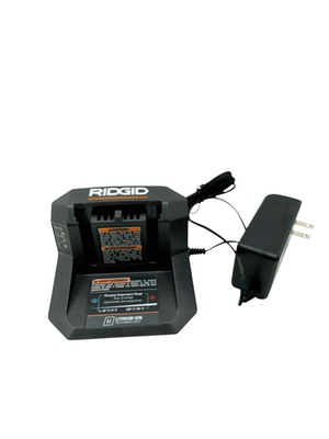 #ad RIDGID 18 Volt Lithium Ion Compact Battery Charger R86093 OB $24.95