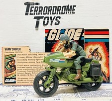 GI Joe 1982 RAM Cycle Clutch v1.5 Complete File Card Blueprints Hasbro ARAH