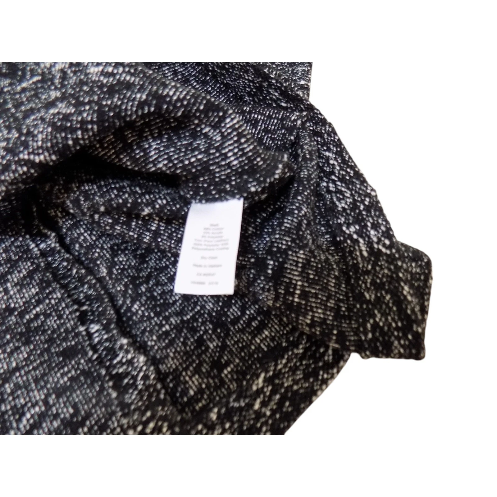 VETEMENTS Abito Talbots donna 2 nero tweed maturo minimalista abbigliamento da lavoro ufficio business