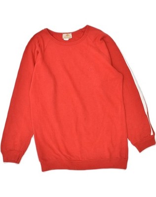 KAPPA Womens Sweatshirt Jumper UK 16 Large Red Cotton HU04