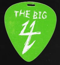 METALLICA SLAYER MEGADETH ANTHRAX 2011 BIG 4 TOUR LAMINATE AAA BACKSTAGE PASS