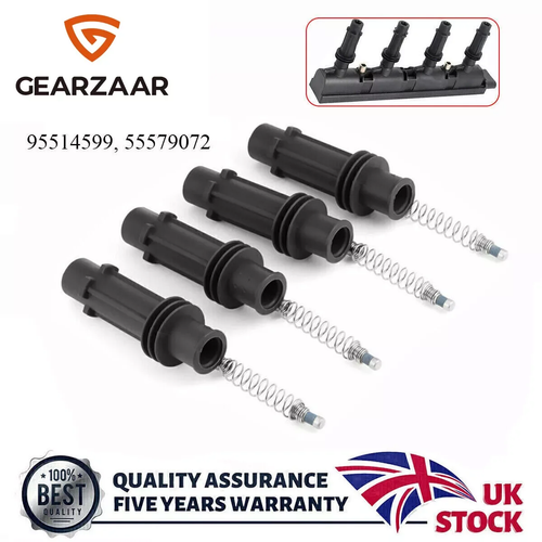 4Pcs for Vauxhall Corsa E 1.4 Ignition Coil Pack Spring Repair Kit 95514599 New - Picture 2 of 6