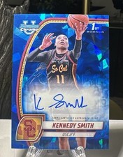 2024-25 Bowman Chrome University Sapphire Kennedy Smith Auto - USC 1st Bowman