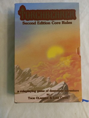 Torchbearer 2nd Edition Core Rules Dungeoneer's Handbook & Scholar's Guide Box
