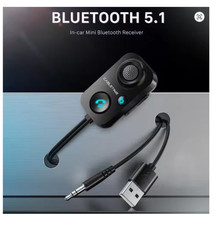 Wireless Bluetooth Car Adapter USB AUX 3.5mm FM Receiver Hands-Free Audio