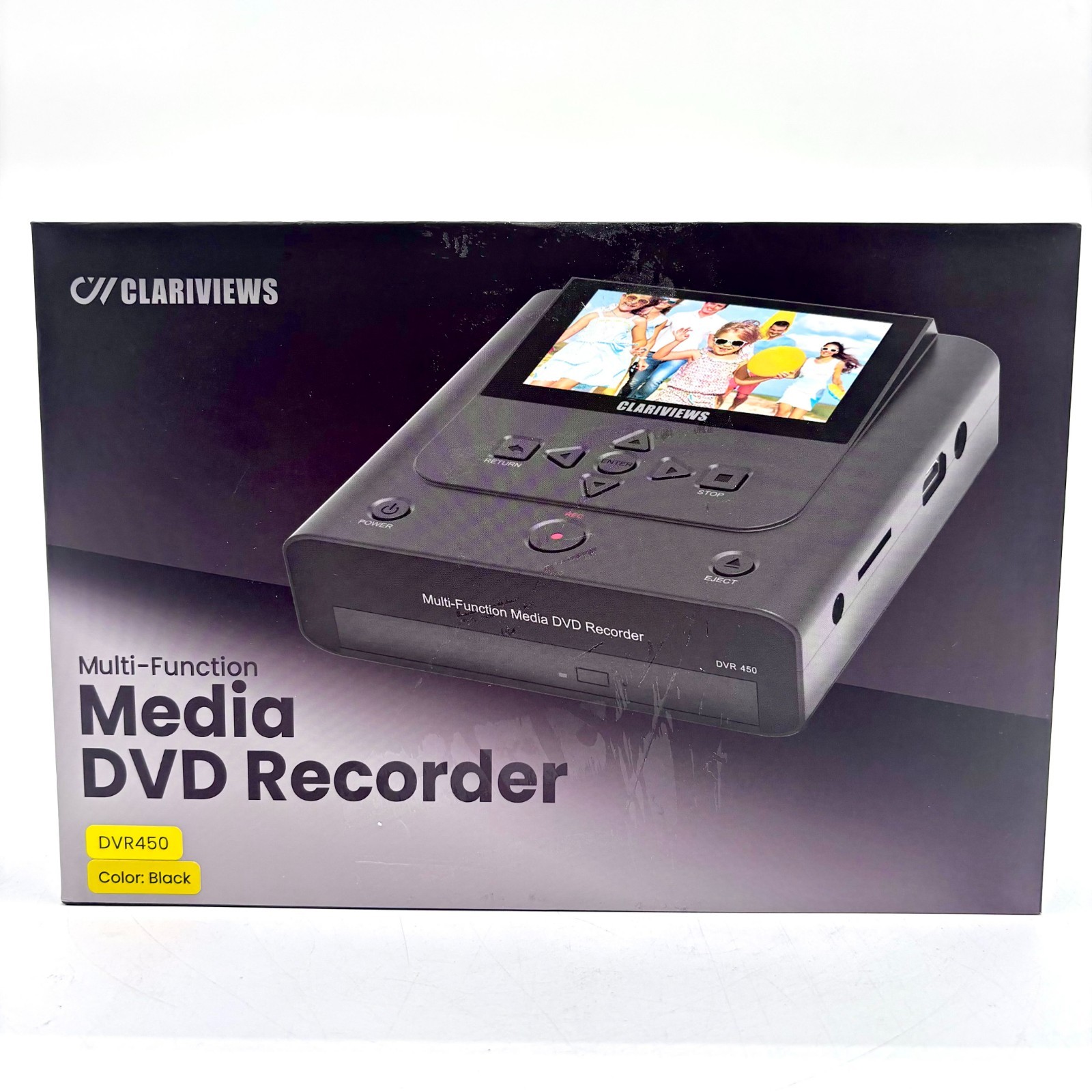 Clariviews Multifunction Media DVD Recorder Model DVR450
