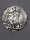 One 2012 1 Oz Silver American Eagle Naturally Toned Mint State Bullion Coin