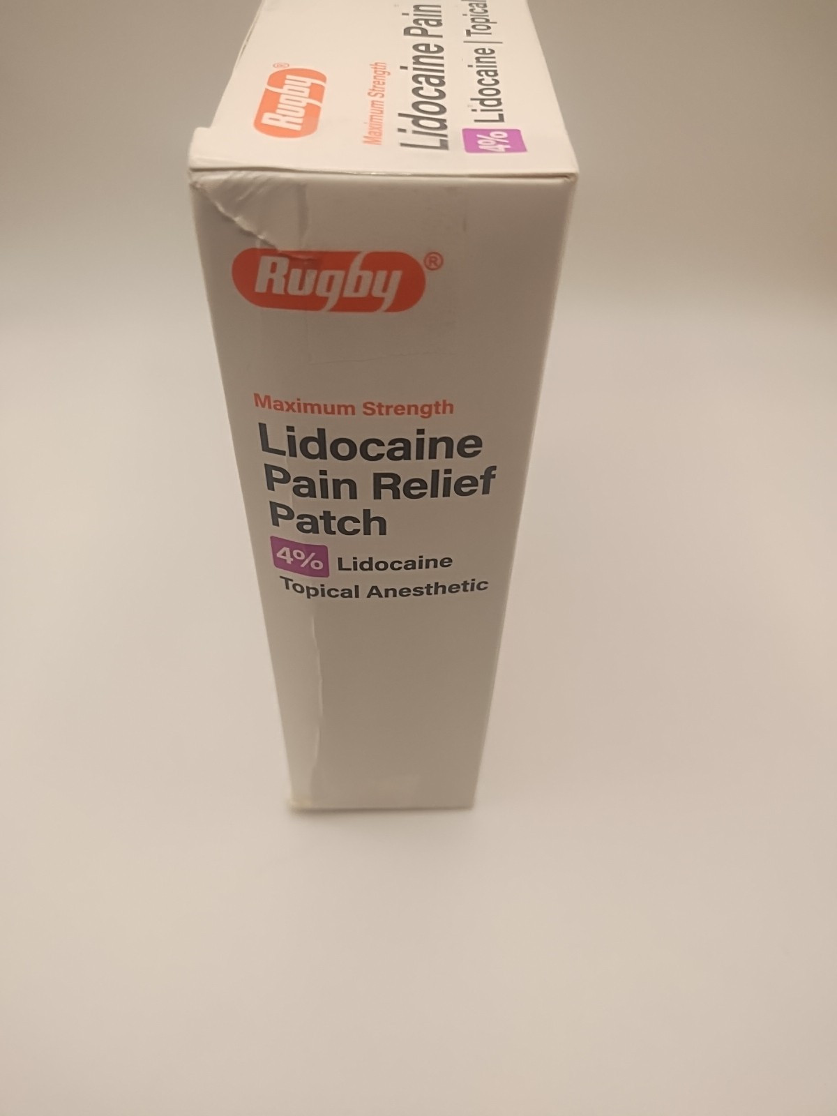 3x Rugby Max Pain Relief Patch 4% 15 Patches Exp:10/2026