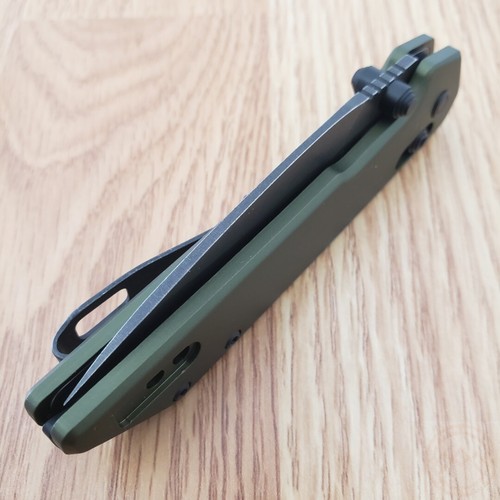 Kershaw Mini Iridium Folding Knife 3" D2 Carbon Tool Steel Blade Aluminum Handle - Picture 10 of 12
