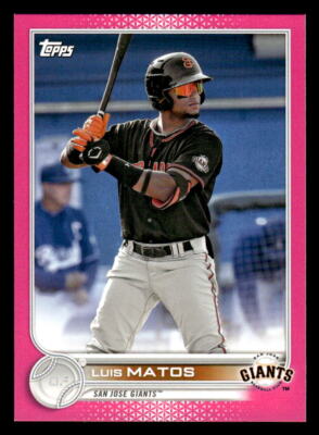 2022 Topps Pro Debut #PD-137 Luis Matos Fuchsia #/199