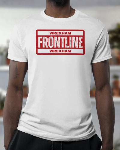 Wrexham FRONTLINE T Shirt | Wrexham Hooligan Firm Racecourse Red Dragons Robins - 第 2/13 張圖片