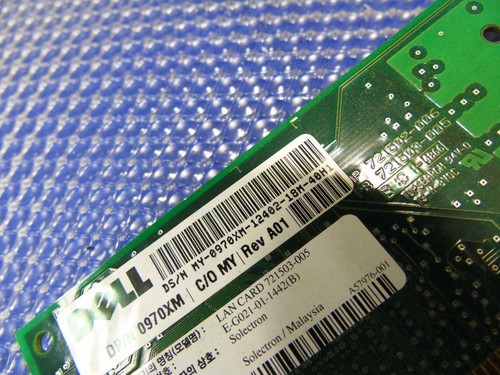 Dell 10/100 970XM 0970XM Desktop Network Ethernet PCI Card - Picture 10 of 11