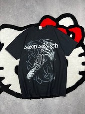 Amon Amarth Big Logo Band Rock Tee Shirt Men's Black Shirt Size L