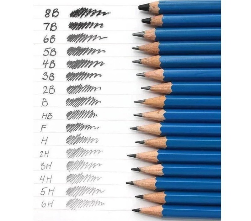 Staedtler Mars Lumograph Black Art Pencils - 12 Premium #8B Artist Pencils