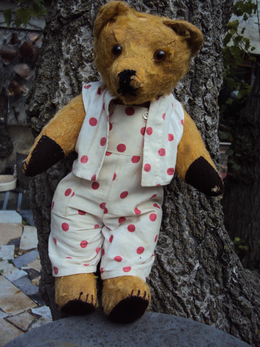 Ancien peluche ours Teddy Bear | les brocanteurs