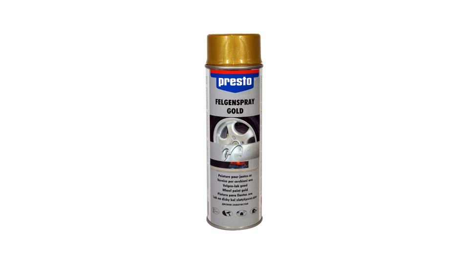 DupliColor presto felgengold Felgenspray (500ml) - Bild 1 von 1