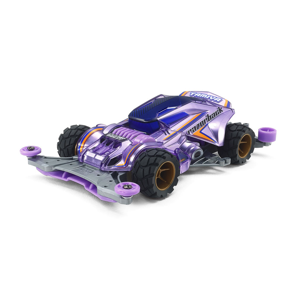 Tamiya 95524 Mini 4WD Razorback Clear Violet Special (FM-A Chassis