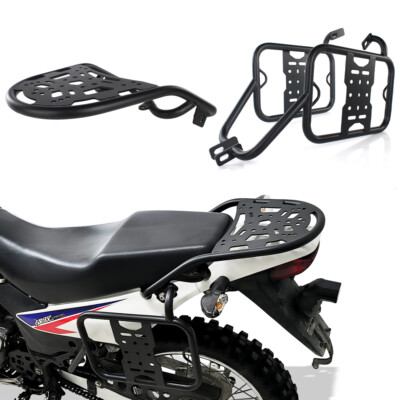 #ad Fit For Honda XR150L 2014 2024 Rear Luggage Rack amp; Saddlebag Support Racks Side $110.44