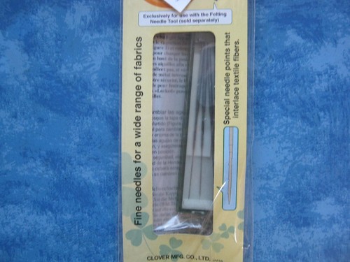 CLOVER FELTING TOOL FINE WEIGHT REFILL NEEDLE 5 PCS NIP H - Picture 3 of 4