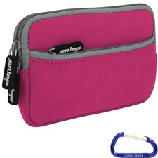 Sleeve Case Cover (Pink) Garmin Nuvi 2555 LMT, 2595 LMT, 3550 LM, 3590LMT