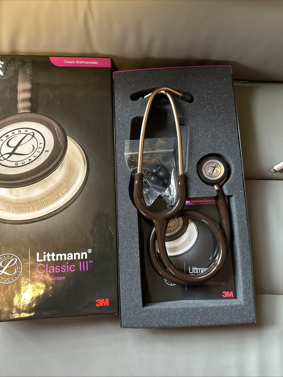 最終値下げ3M Littmann Classic III ステート チョコレート 3M Littmann Stethoscope, CLASSIC III, Chocolate Tube, Copper