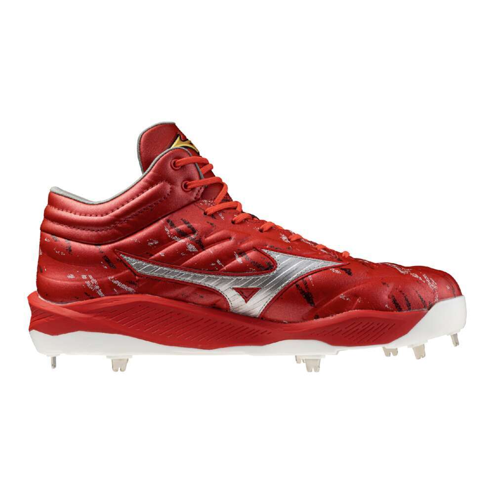MIZUNO - カヲル Mizuno Cushion Revo Pro MID Red 2E Baseball 11GM243561 Men's