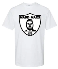 RAIDERS MADD MAXX CROSBY T-SHIRTS NEW SM-4X HOT PRODUCT!