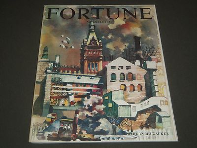 1950 NOVEMBER FORTUNE MAGAZINE - GREAT COVER & ADS - F 246