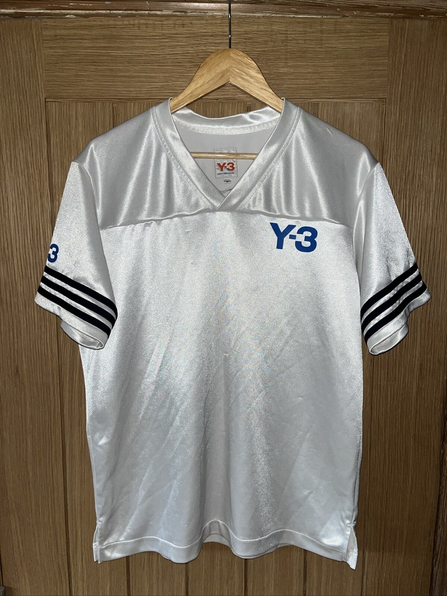 Vintage Y-3 Yohji Yamamoto Adidas 2003 White Short Sleeve V