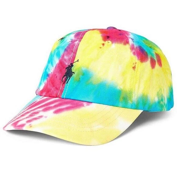 Tie dye polo clearance hat