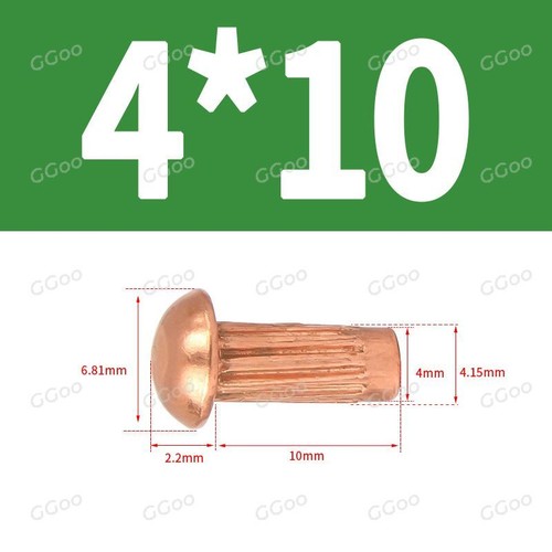 Solid Aluminium / Copper Round Head Hammer Rivets M2 M2.5 M3 M4 - 第 49/51 張圖片