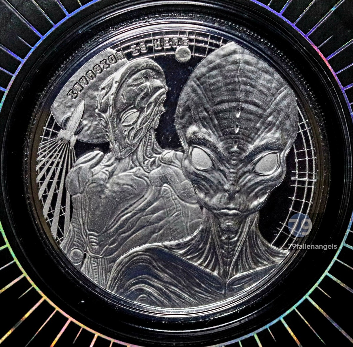 2023 Scottsdale Mint 👽 Alien 👽 ALPHA STRIKE Silver Proof-Like 1