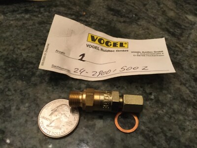 New Vogel Meter Valve 24 2800 5002 24-2800-5002 new threaded taper compression 