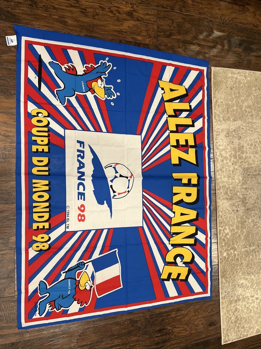 VTG Amazing Condition Panini 1998 World Cup France flag 52