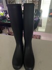 🔥Hunter Original Refined WFT2004RMA Womens Black Mid Calf Rain Boot - US 9 — photo 1