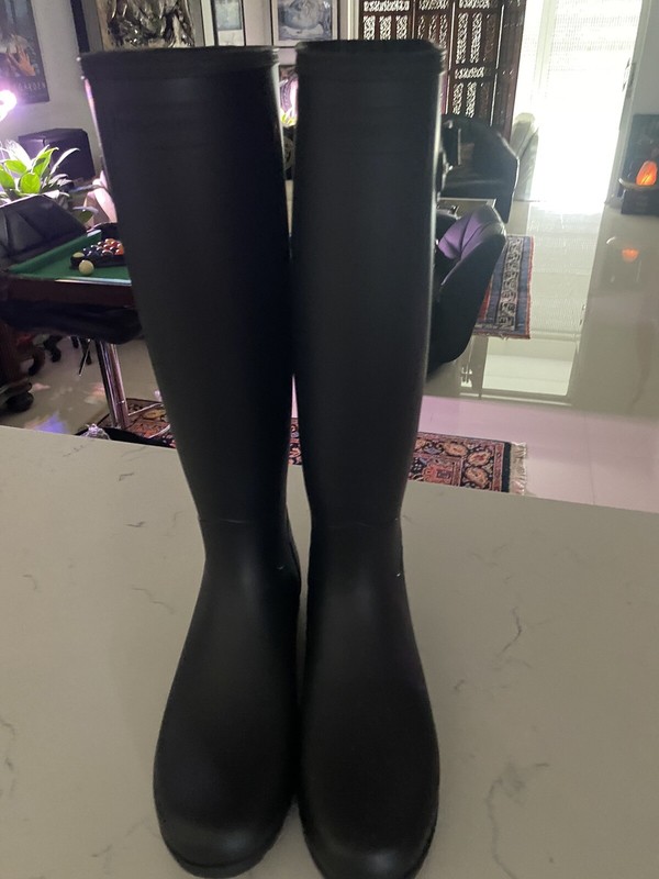🔥Hunter Original Refined WFT2004RMA Womens Black Mid Calf Rain Boot - US 9