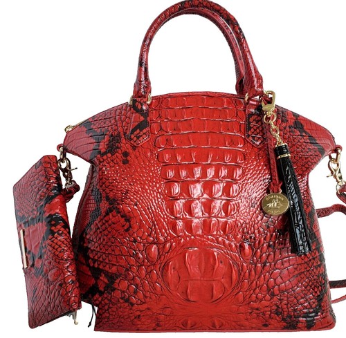 Brahmin Sirona Collection Margo Voltage Violet Crossbody Bag  display picture 2