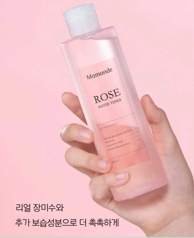 Mamonde Rose Water Toner 16.9OZ Moisturizer Calming Skin Care K beauty - Image 4 of 4