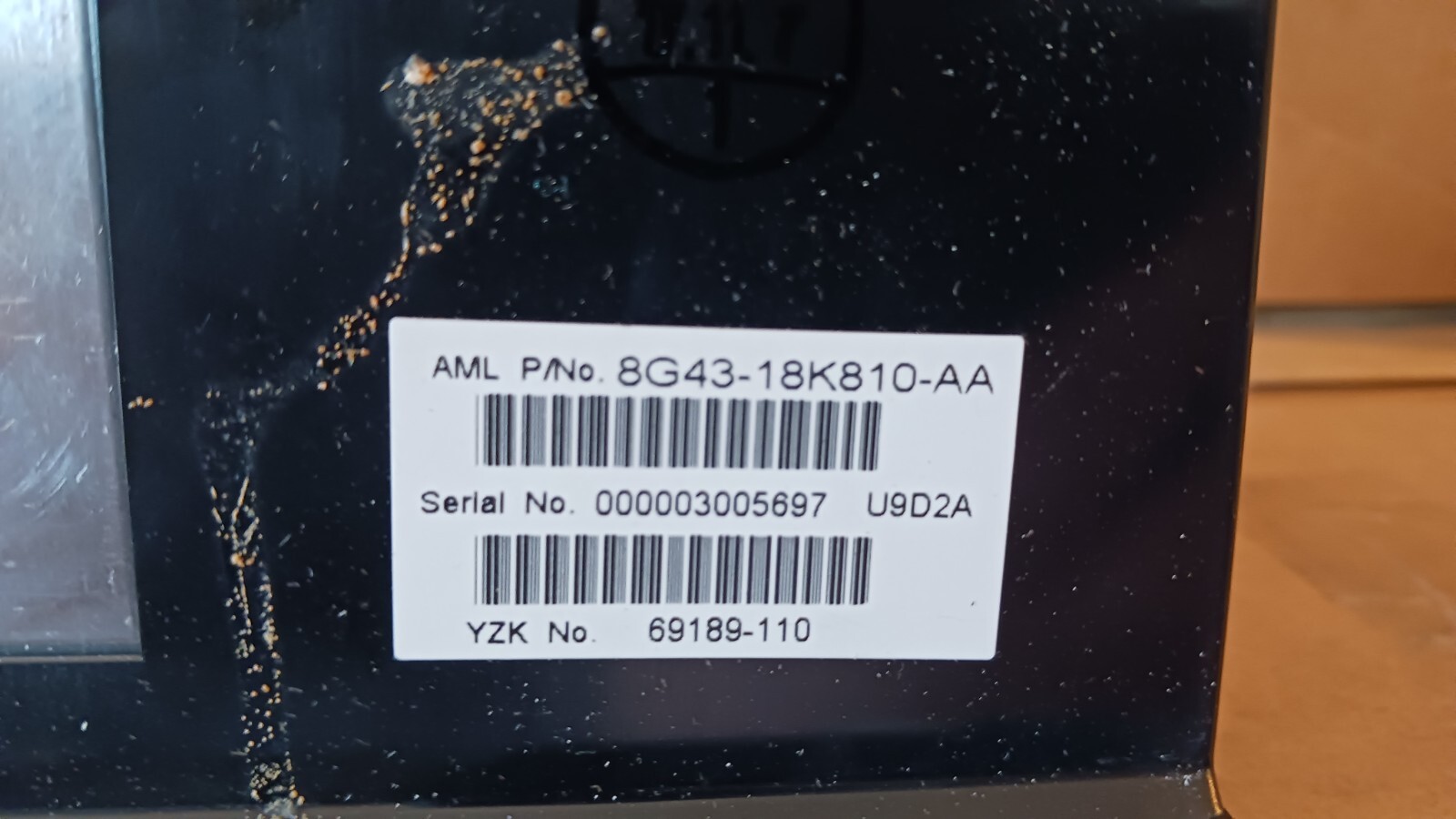 Aston Martin ICM HARDWARE - 8G4318K810AA