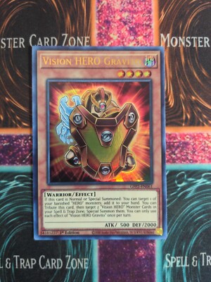 Yu-Gi-Oh! Vision HERO Gravito GFP2-EN061 1st Edition Ultra Rare NM