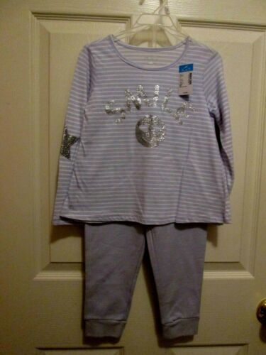 CHILDRENS PLACE Toddler Girls Long Sleeve Top/Pants 2 Piece Set SZ 4T New SMILE